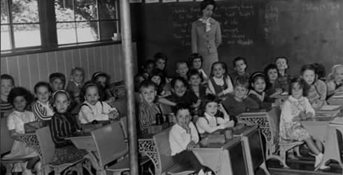 A vintage Hillwood classroom