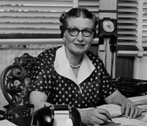 Mrs. Mary Libra, Hillwood's founder